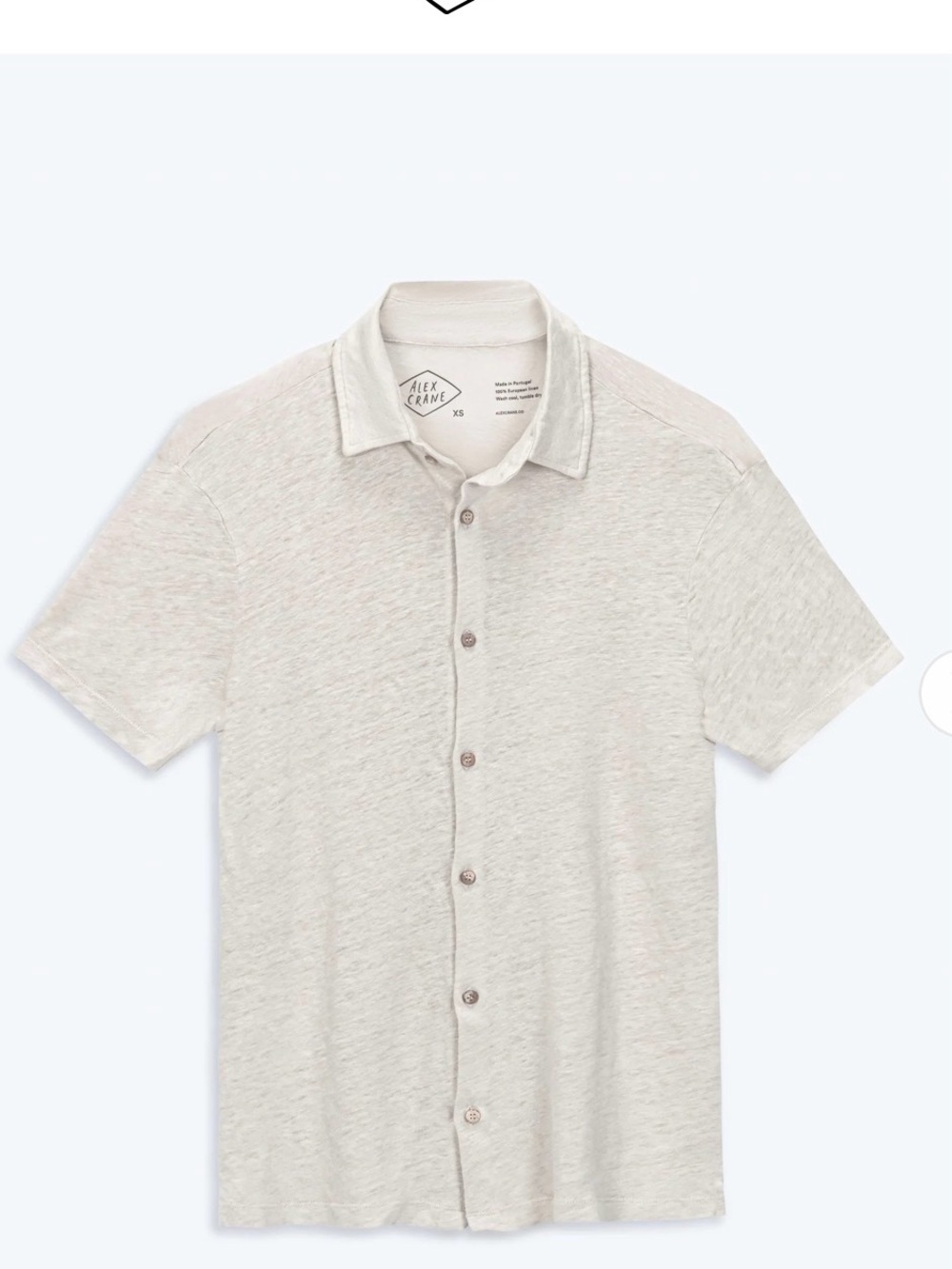 Alex Crane Ola shirt in bone size XL